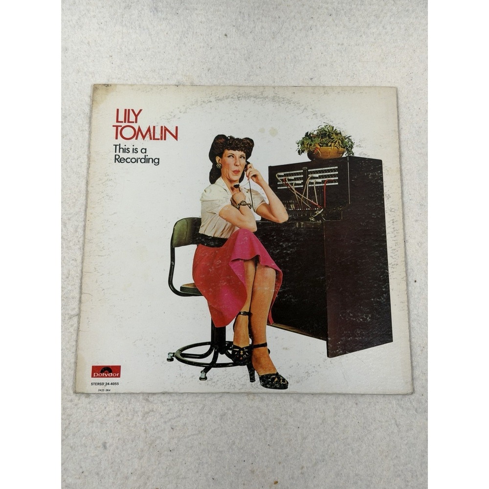Lily Tomlin This Is A Recording LP Polydor 24 4055 Comedy Vinyl VG Record